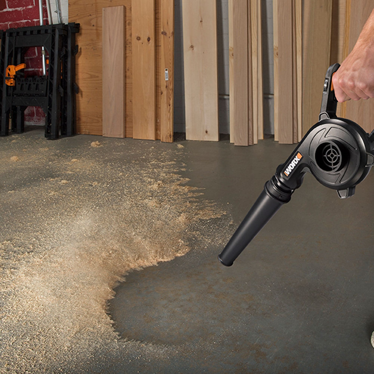 Cordless 3-Speed Jobsite Blower, 160-mph (Tool Only) F2H3 - product image 7