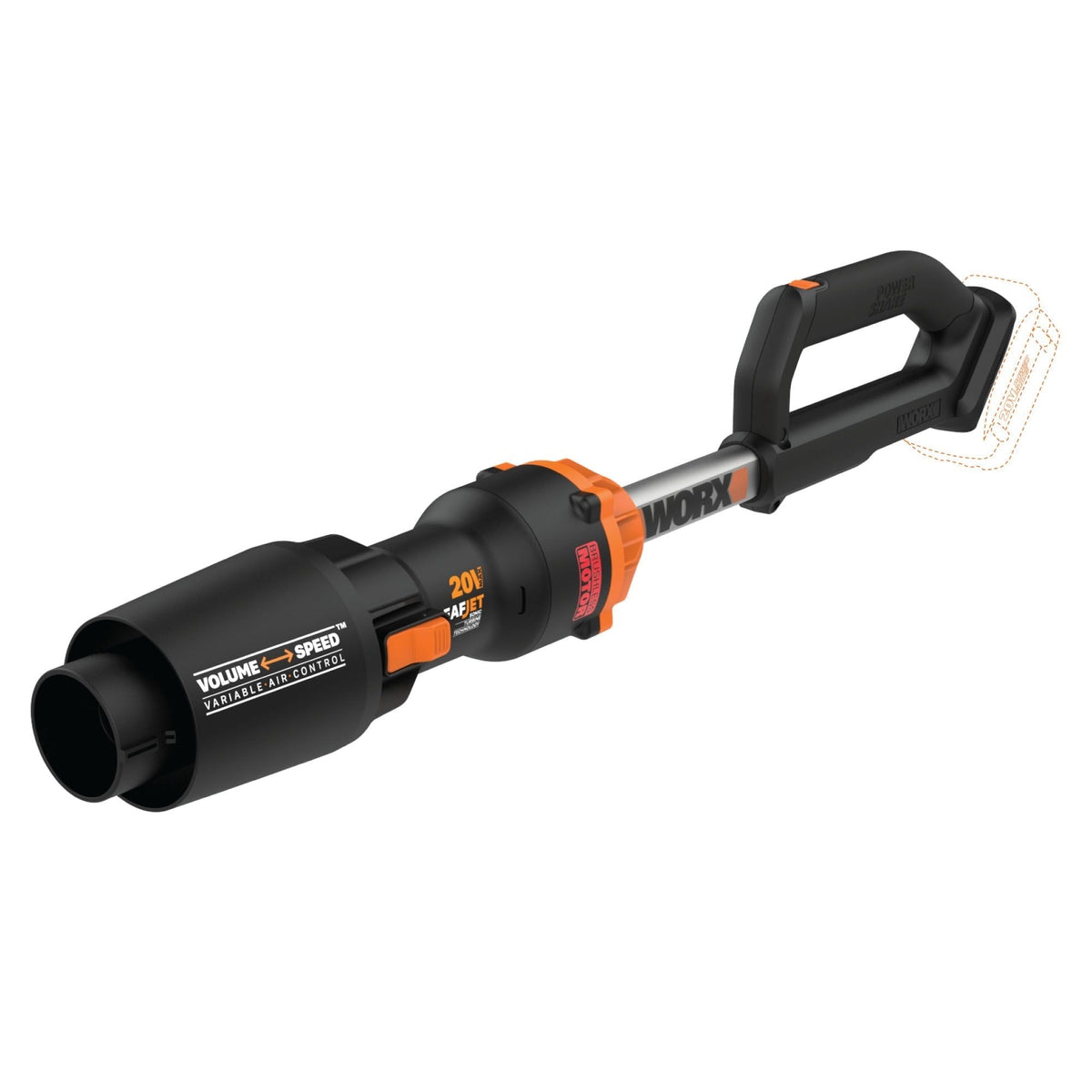 WG543.9 Nitro 20V Power Share Cordless LeafJet Blower with Brushless Motor, Tool Only Q4G0 - product image 8