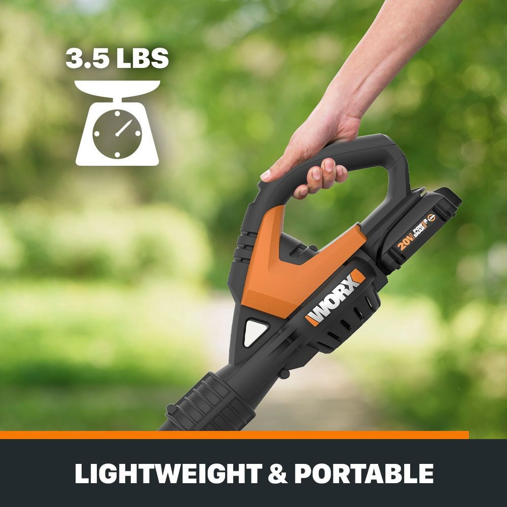 WG545.9 20V Power Share Cordless Air Leaf Blower/Sweeper, Tool Only I7E7 - product image 6
