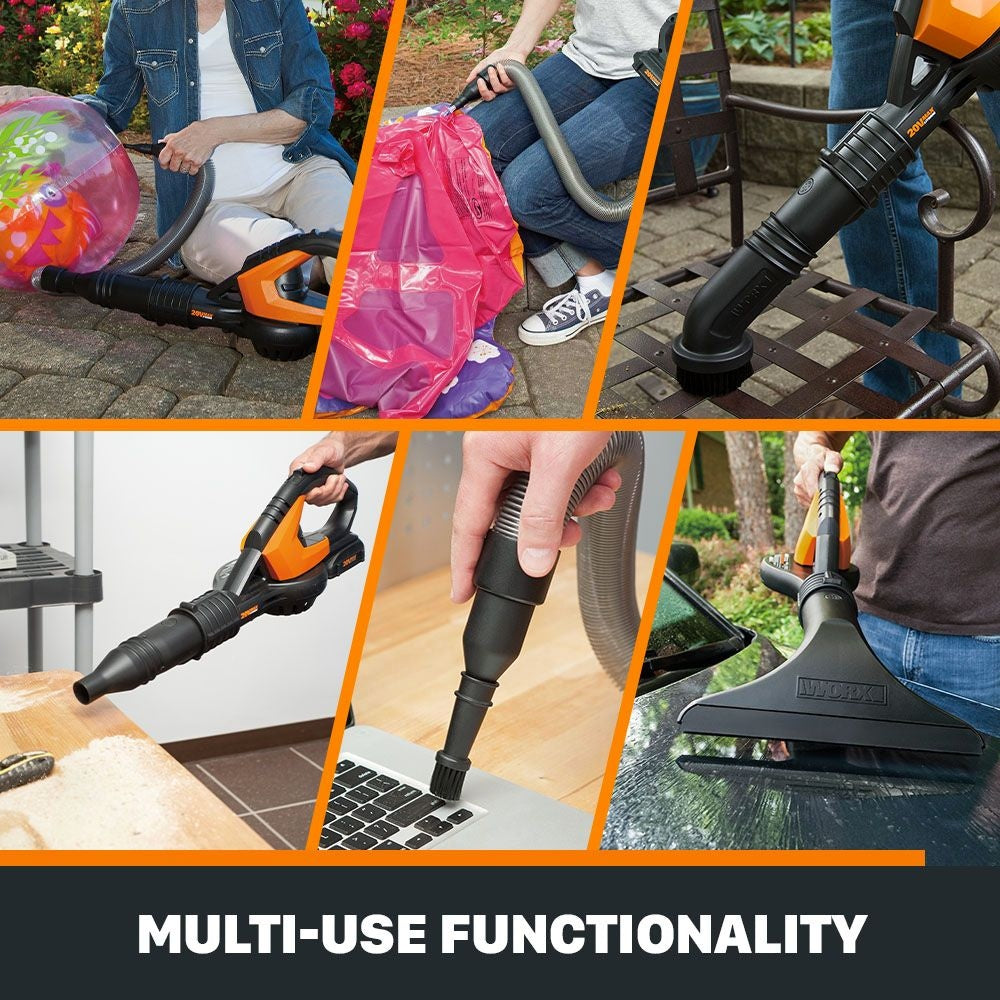 WG545.9 20V Power Share Cordless Air Leaf Blower/Sweeper, Tool Only I7E7 - product image 7