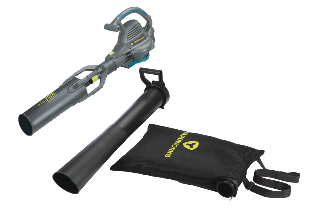 12 Amp Electric Leaf Blower/Vacuum with Aero Force Technology Black U0R1 - product image 3