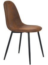 39F Charlton Suede Dining Chair, Brown R2O6 - product image 1