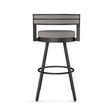 Eller Swivel Counter Stool with Padded Backrest, Multiple Colours, 26-in J8N2 - product image 7