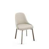 Harper Upholstered Dining Chair, Boucle Polyester Fabric & Bronze Metal Frame F1C2 - product image 1