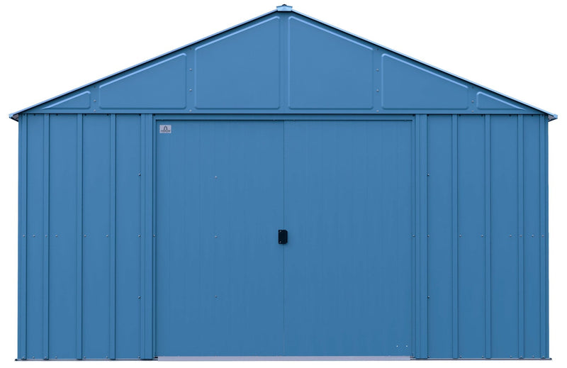Classic 12x12-ft Blue Grey Corrosion-Resistant Steel Shed U9P1