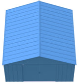Classic 12x12-ft Blue Grey Corrosion-Resistant Steel Shed U9P1 - product image 3