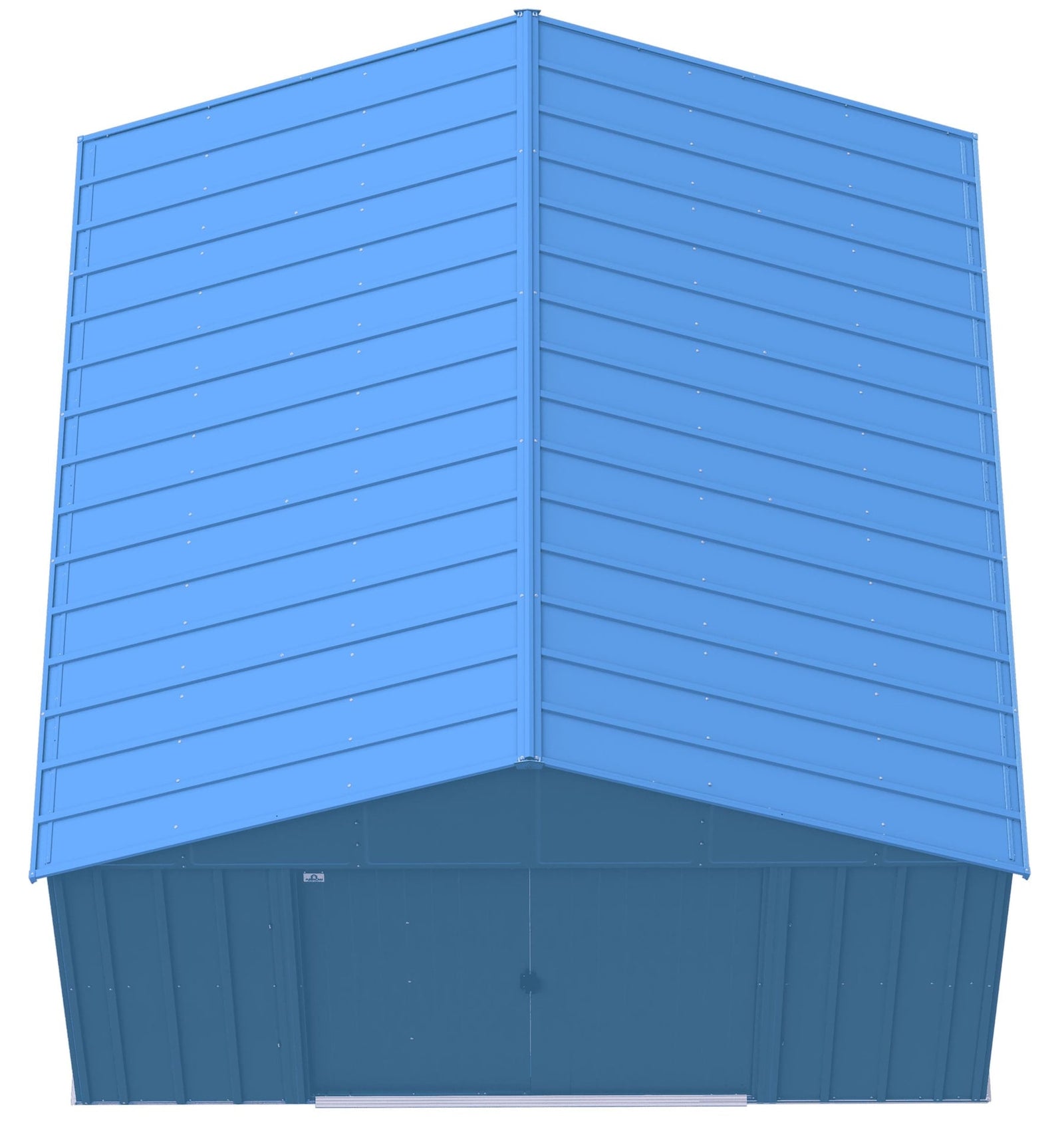 Classic 12x12-ft Blue Grey Corrosion-Resistant Steel Shed U9P1 - product image 3
