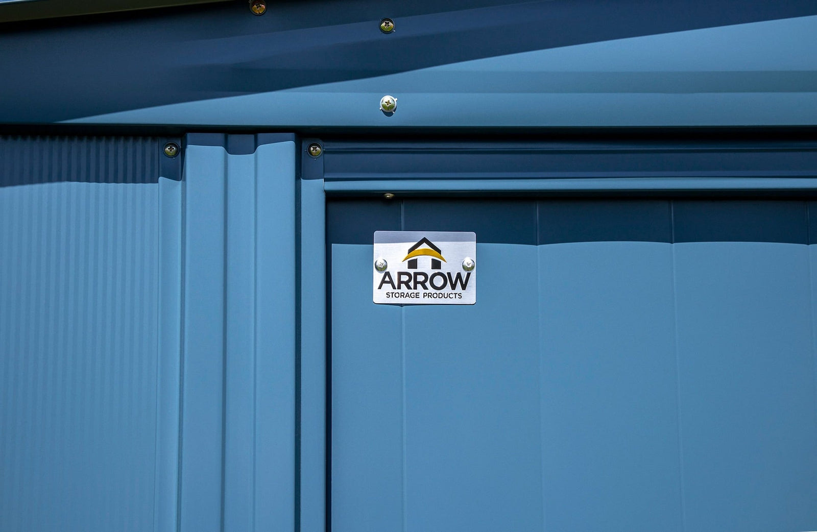 Classic 12x12-ft Blue Grey Corrosion-Resistant Steel Shed U9P1 - product image 6