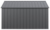 Classic 12x12-ft Charcoal Corrosion-Resistant Metal Shed F2N4 - product image 5