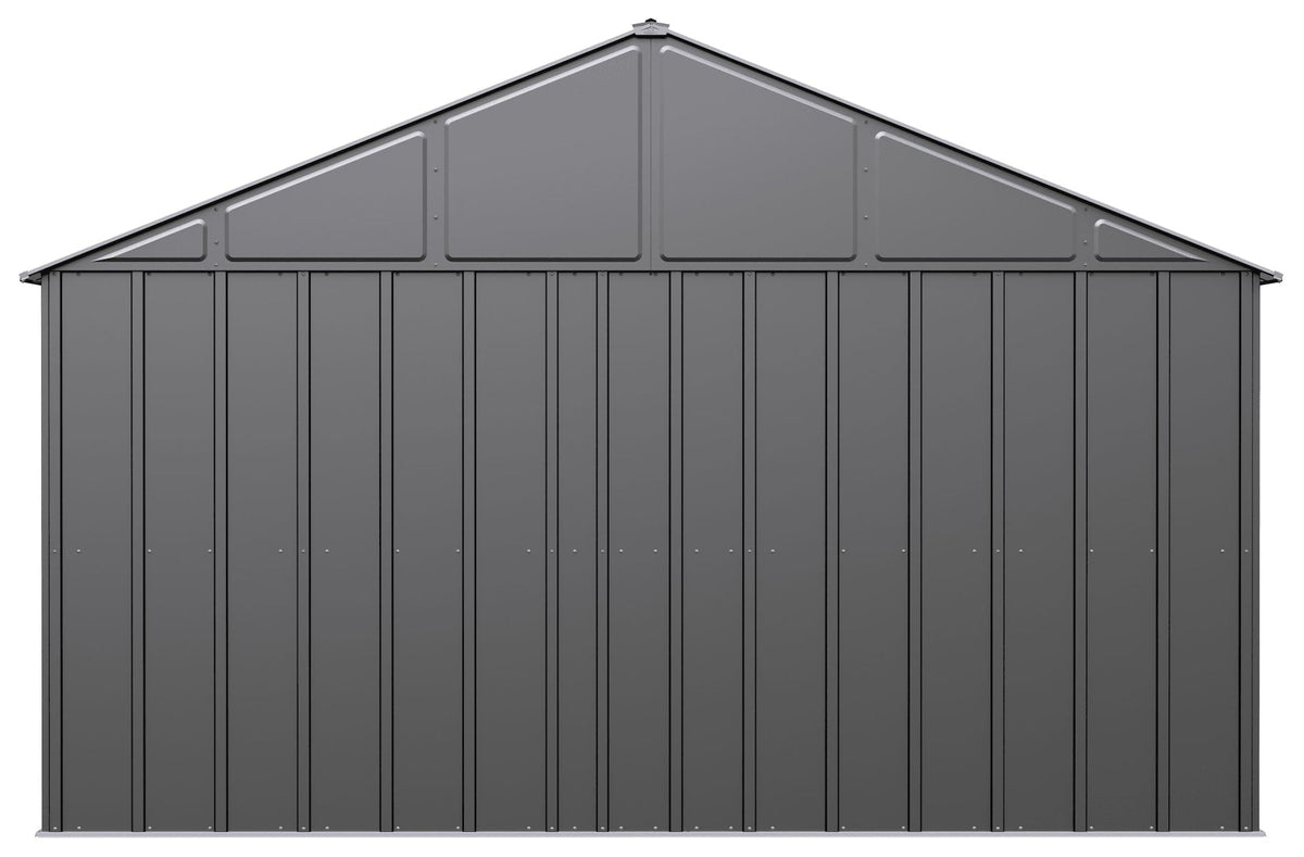 Classic 12x12-ft Charcoal Corrosion-Resistant Metal Shed F2N4 - product image 6