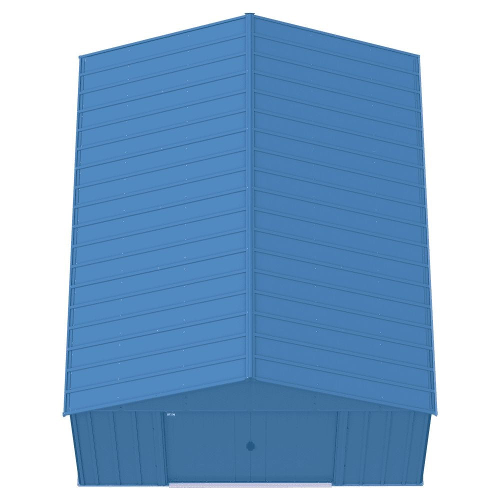 Classic 12x14-ft Blue Grey Corrosion-Resistant Steel Shed N6F2 - product image 4