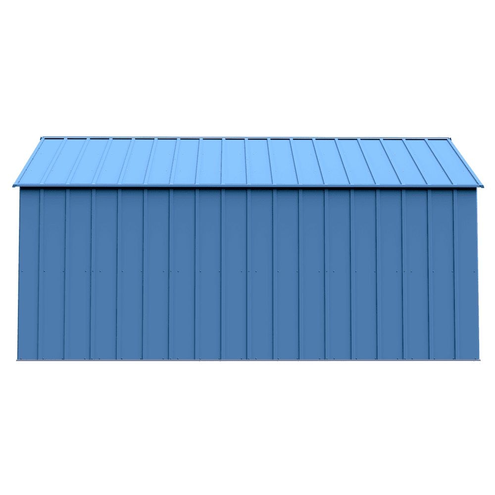 Classic 12x14-ft Blue Grey Corrosion-Resistant Steel Shed N6F2 - product image 5