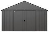 Classic 12x14-ft Charcoal Corrosion-Resistant Metal Shed U7N3 - product image 2