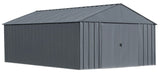 Classic 12x17-ft Charcoal Corrosion-Resistant Metal Shed B3W9 - product image 2