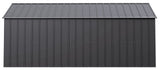 Classic 12x17-ft Charcoal Corrosion-Resistant Metal Shed B3W9 - product image 4