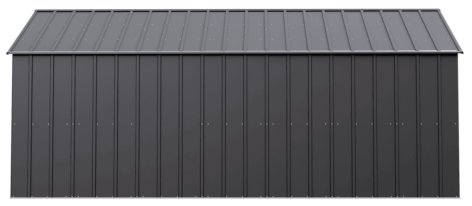 Classic 12x17-ft Charcoal Corrosion-Resistant Metal Shed B3W9 - product image 4