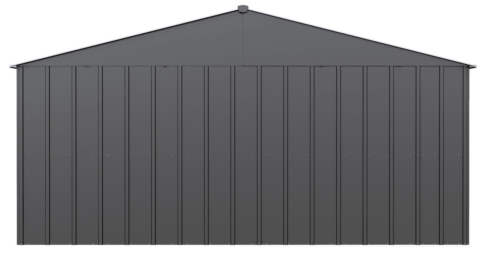 Classic 14x12-ft Charcoal Lockable Metal Shed X6M5 - product image 6