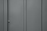 Classic 14x12-ft Charcoal Lockable Metal Shed X6M5 - product image 7