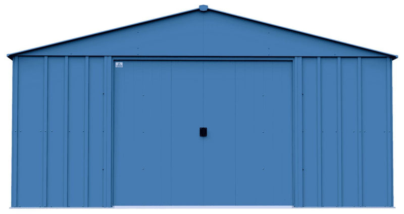 Classic 14x14-ft Blue Grey Corrosion-Resistant Steel Shed T5H3