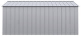 Classic 14x14-ft Flute Grey Corrosion-Resistant Steel Shed C8Q4 - product image 4