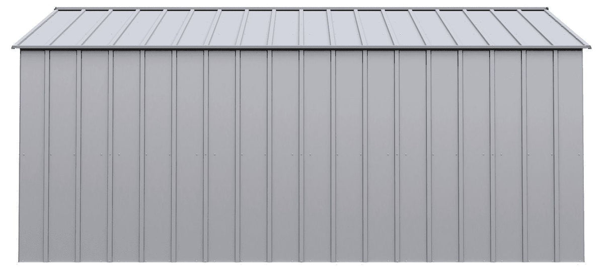 Classic 14x14-ft Flute Grey Corrosion-Resistant Steel Shed C8Q4 - product image 4
