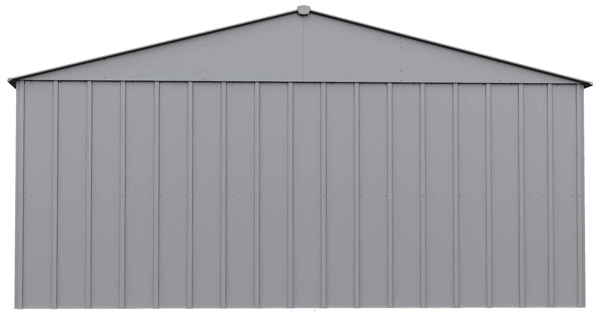 Classic 14x14-ft Flute Grey Corrosion-Resistant Steel Shed C8Q4 - product image 6