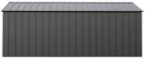 Classic 14x17-ft Charcoal Corrosion-Resistant Steel Shed D3W8 - product image 5