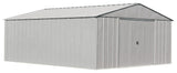 Classic 14x17-ft Flute Grey Corrosion-Resistant Metal Shed H0M2 - product image 3