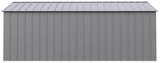 Classic 14x17-ft Flute Grey Corrosion-Resistant Metal Shed H0M2 - product image 5