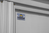 Classic 14x17-ft Flute Grey Corrosion-Resistant Metal Shed H0M2 - product image 7