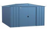 Classic Galvanized Steel Storage Shed, Blue Grey, 10-ft x 12-ft S7I3 - product image 3