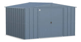 Classic Galvanized Steel Storage Shed, Blue Grey, 10-ft x 8-ft V9G8 - product image 1