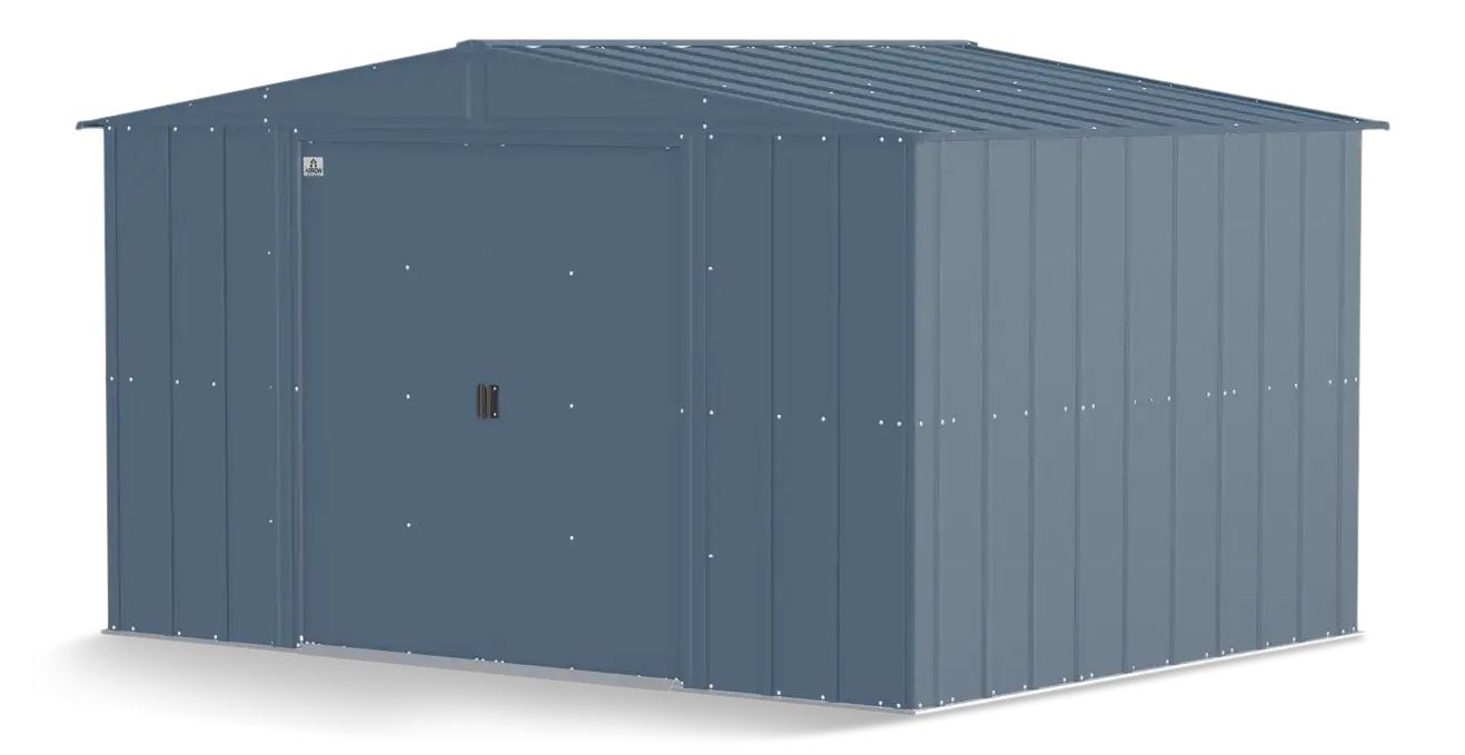 Classic Galvanized Steel Storage Shed, Blue Grey, 10-ft x 8-ft V9G8 - product image 2