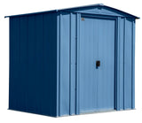 Classic Galvanized Steel Storage Shed, Blue Grey, 6-ft x 5-ft L9N7 - product image 1