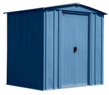 Classic Galvanized Steel Storage Shed, Blue Grey, 6-ft x 5-ft L9N7 - product image 3