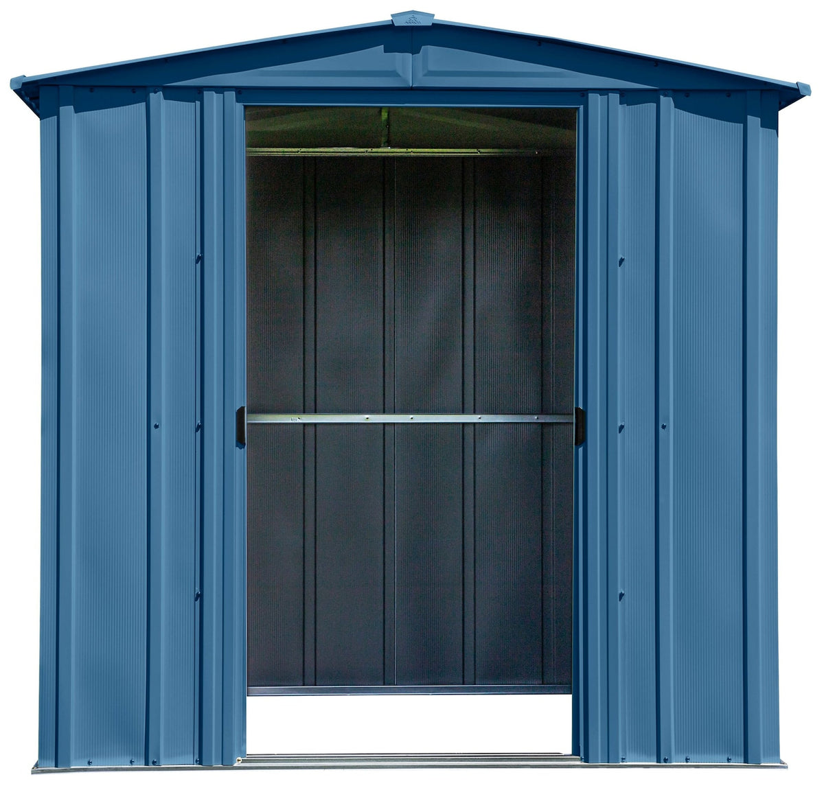 Classic Galvanized Steel Storage Shed, Blue Grey, 6-ft x 5-ft L9N7 - product image 5