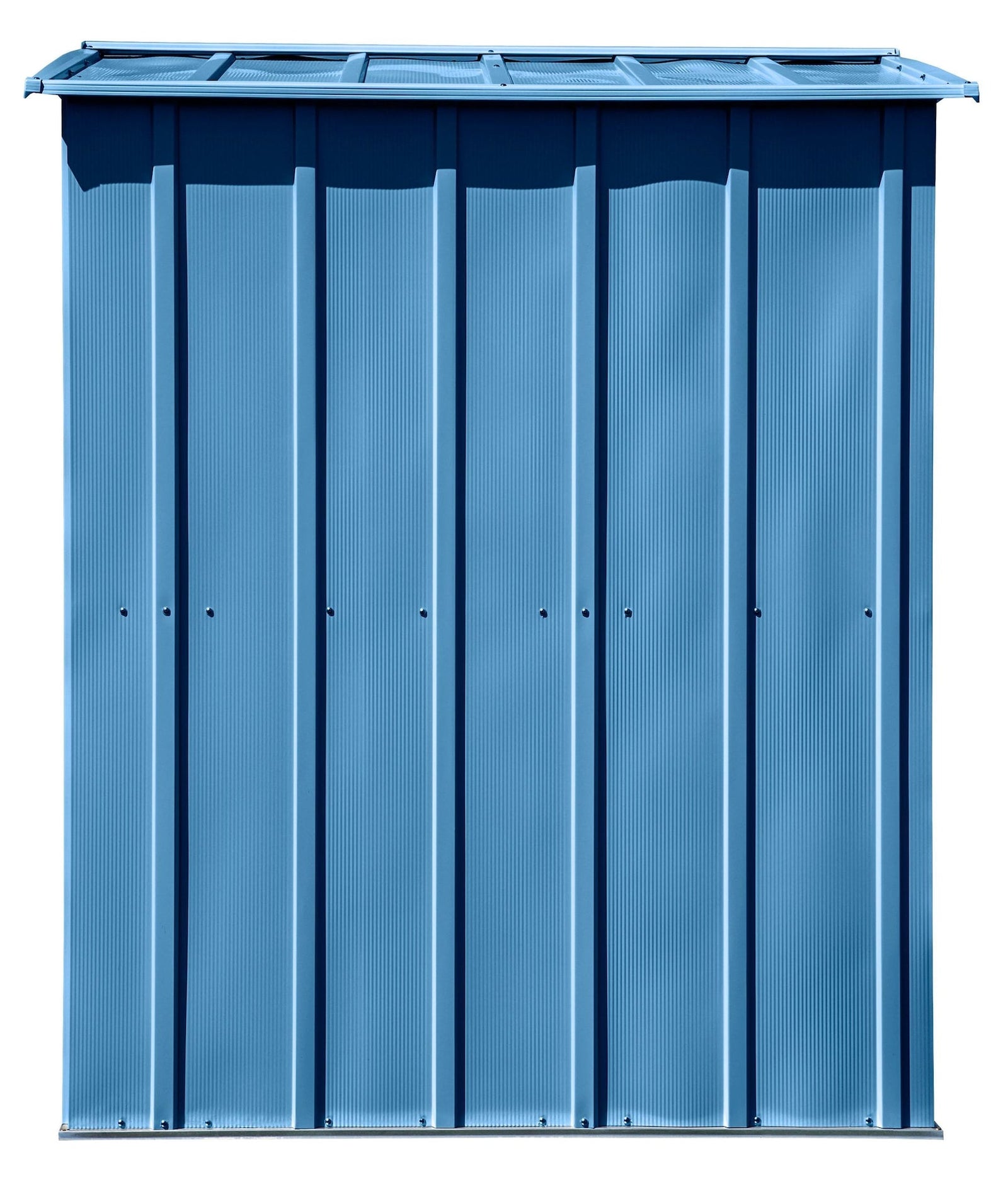 Classic Galvanized Steel Storage Shed, Blue Grey, 6-ft x 5-ft L9N7 - product image 6