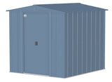 Classic Galvanized Steel Storage Shed, Blue Grey, 6-ft x 7-ft Z4O9 - product image 2