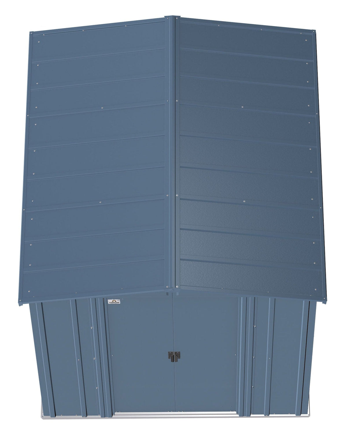 Classic Galvanized Steel Storage Shed, Blue Grey, 6-ft x 7-ft Z4O9 - product image 5