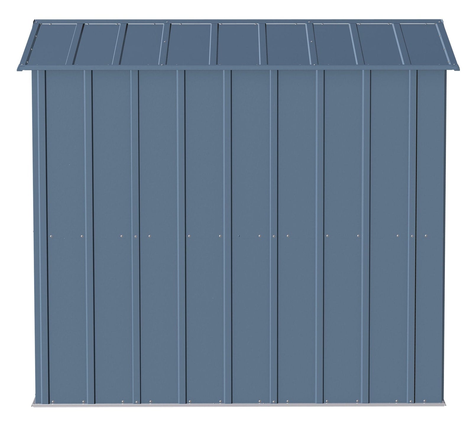 Classic Galvanized Steel Storage Shed, Blue Grey, 6-ft x 7-ft Z4O9 - product image 6