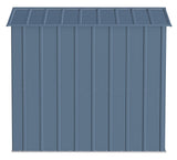 Classic Galvanized Steel Storage Shed, Blue Grey, 6-ft x 7-ft Z4O9 - product image 7