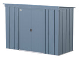 Classic Galvanized Steel Storage Shed, Blue Grey, 8-ft x 4-ft S7E8 - product image 1