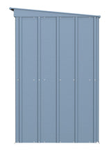 Classic Galvanized Steel Storage Shed, Blue Grey, 8-ft x 4-ft I0H4 - product image 4