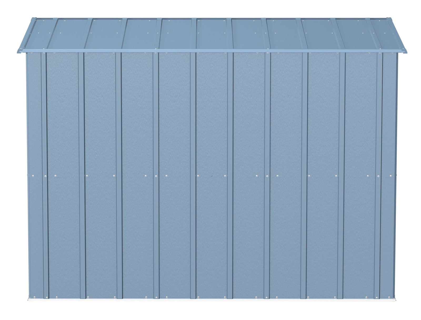 Classic Galvanized Steel Storage Shed, Blue Grey, 8-ft x 4-ft S7E8 - product image 6