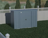Classic Galvanized Steel Storage Shed, Blue Grey, 8-ft x 4-ft S7E8 - product image 7