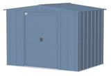 Classic Galvanized Steel Storage Shed, Blue Grey, 8-ft x 6-ft F0M5 - product image 1