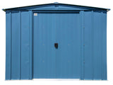 Classic Galvanized Steel Storage Shed, Blue Grey, 8-ft x 6-ft F0M5 - product image 5
