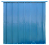 Classic Galvanized Steel Storage Shed, Blue Grey, 8-ft x 6-ft F0M5 - product image 6