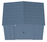 Classic Galvanized Steel Storage Shed, Blue Grey, 8-ft x 6-ft F0M5 - product image 8