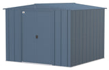 Classic Galvanized Steel Storage Shed, Blue Grey, 8-ft x 8-ft V7O4 - product image 1